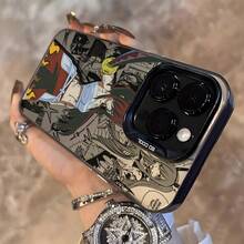 Funda para teléfono de Erza Scarlet con diseño clásico de animeágico, compatible con modelos de 17, 16E, 16, 15, 14, 13, 12, 11,, Pro,,, X, XR, XSMAX, 8 y Plus.Tiene una cubierta trasera esmerilada anti-caídas, lo que la convierte en un gran regalo.17,17 Pro - Negro - Ver 5