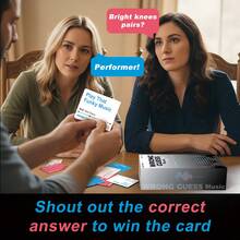 猜错歌词游戏 - 趣味歌词猜谜游戏，包含 500 首无厘头歌词，适合成人、青少年、生日、圣诞节、新年派对游戏 - 卡拉 OK 之夜、游戏之夜、家庭游戏之夜 - 派对和聚会破冰活动 - 卡牌游戏、社交聚会游戏 - 均碼 - 查看 3