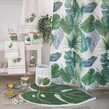 Avanti Linens - Toalla de Punta de los Dedos, Toalla de algodón Suave y Absorbente (Viva Palm Collection)(Tissue Box Cover Verde) - Multicolor - Ver 7