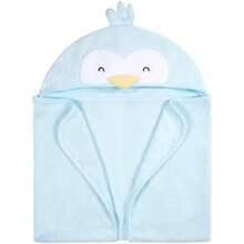 Gerber - Juego de 4 Toallas con Capucha y Paños Toalla Personajes Animales, León Café, Talla Única(Una talla Azul Penguin) - Multicolor - Ver 8