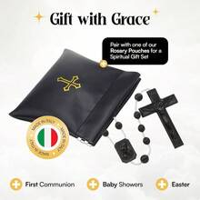 Rosario de plstico a granel, paquete de 25 unidades, rosarios de plstico blanco fabricados en Italia, cada rosario empaquetado individualmente en una bolsa - Blanco + 25 por bolsa - Ver 7