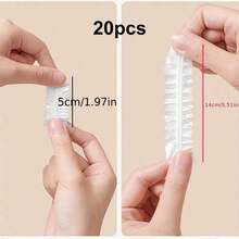 50/100个装行李箱轮套 - 防尘旅行箱保护套，一次性旅行配件，行李箱轮套