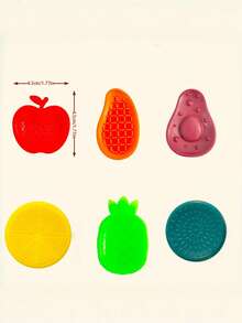 6pcs Sensory Soothing Stones, Soft Textured Fidget Toys, Suitable For Teens - Relieve Anxiety And Stress, For Students, Soft Textured Calming Stones, Stress Relief Toys, Sensory Toys, Party Favors, Valentine's Day Gifts - Multicolor - View 9