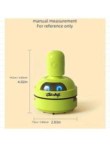 3-Speed Handheld Mini Vacuum Cleaner, Cute Desktop Cleaning Tool, Suitable For Desks And Computer Surfaces, 4 Colors (White, Red, Green, Blue), Christmas Gift, Suitable For Students, Elegant Appearance - Multicolor - View 4