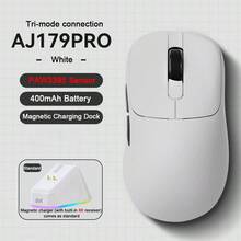 AJAZZ AJ179 游戏鼠标：PAW3950 传感器 + 8000Hz 报告率，58g 超轻冰凉涂层，三种连接模式 + 彩色显示磁吸充电底座，30K 超高精度 - AJ179 - 查看 11