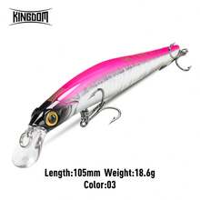 Kingdom Kingart Sinking Minnow Fishing Lures 6g 9g 14g 18.6g Jerkbaits With Center Of Gravity Transfer System Wobblers Hard Baits For Freshwater And Saltwater Sea Bass - Multicolor - View 22
