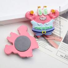 海绵宝宝卡通树脂冰箱贴，独特创意家居装饰磁性贴纸，可爱装饰品 - 彩色 - 查看 7