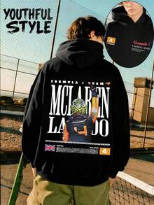 Hoodie, Vintage F1 Racing Sweatshirt, Retro  Graphic Hoodie, Gift For  Fans - màu đen - Xem 1