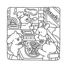 Wonderful Places: Cozy Travel Coloring Book - 40 Pages, 205gsm Thick Opaque Paper | Imaginative Global Destination Scenes (Cute Dogs And Bears On Skateboards Adventure At Iconic Landmarks) | Bold Thick Lines, Easy To Color, Ideal For Adult And Teen Leisure, Travel Theme Relaxation And Gathering With Friends, Suitable For Stationery, School Supplies, Great Gift For Girls, Valentine's Day, New Year - Lovely Place Lovely Place - View 4