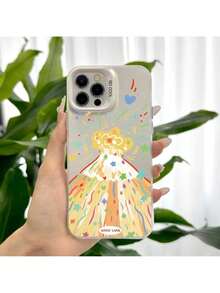 Custodia per telefono compatibile con Apple 11 12 13 14 15 16 Pro Max Plus, con motivo carino di montagne, aereo e placcatura, custodia protettiva compatibile con 17 Pro, 17 Pro Max, 17, 16 - Z1 - Visualizzare 5