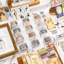 Washi Tape Pack 120 Rolls Basic Patterns Decorative Slim Geometric Elegance Masking Tapes Arts, Crafts, Journals, Planners, Scrapbook, Wrapping - Multicolor - View 2