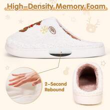 Cozy Plush Halloween Pumpkin Slippers, Non-Slip Fluffy Design - Combination M - View 9