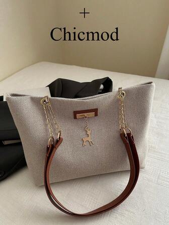 Large Capacity Shoulder Bag For Women, Vintage Linen Tote Bag, Suitable For Shopping, Wallet, Purse, Young Women, College Students, Office Ladies. Great For Office, University, Work, Business, Commuting, Outdoor Activities, Travel And Picnics