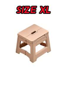 1pc Foldable Stool, Lightweight And Durable Plastic Material, Adjustable Height, Suitable For Home, Kitchen, Bathroom, Bedroom, Portable Outdoor Travel Fishing Chair, Non-Slip Multifunctional Small Bench, Easy To Store (Purchase Appropriate Size As Needed) - Multicolor - View 13