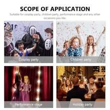 Aros Cabello Diseño de Unicornio 2 Piezas Blanco y Azul Tocado para Fiesta Infantil Diadema Decorativa CosplayConveniente y duradero,Los favoritos de los niños - Multicolor - Ver 5