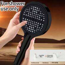 (3pcs Set) High Pressure 8 Adjustable Modes Shower Head, Handheld Shower Head With Adjustable Bathroom Bracket, 150cm Flexible Shower Hose, Shower System