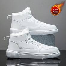 Women's Fashionable Casual Sneakers, Soft Sole, Comfortable, Lace-Up, Lightweight, Outdoor Flat Shoes, Suitable For All Seasons - White - View 4