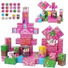 Bloques de construcción magnéticos, rompecabezas 3D, juego creativo de castillo de princesa STEM, adecuado para niños y niñas, regalos de fiesta de cumpleaños y Navidad - Multicolor - Ver 1