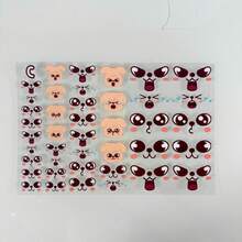 STAY 贴纸，Skzoo 浮雕贴纸/转移贴纸，表情贴纸（成员个人贴纸并非美甲贴纸！它们是转移贴纸，请参考视频了解详细使用方法）Kpop 粉丝装饰品，可爱卡哇伊自嘲熊 3D 美甲贴纸，带背胶，可用于美甲和足部装饰，可爱卡通人物，也适用于 DIY 剪贴簿贴纸、墙贴，可粘贴在任何地方 - 彩色 - 查看 12