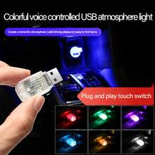 1pc USB Powered Car Atmosphere Neon Light - Car Touch Lamp, Sound Activated Multicolor Decorative Light, 20+ Effects, Non-Waterproof, Easy Installation, Suitable For Most Vehicles, No Battery Required - Multicolor - View 3