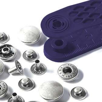 12.5mm Brand New Seamless Snaps, Metal Snaps Canvas Snap Kit,Suitable For Garment Craft Repair Decoration, Winter Clothing, Jackets, Dresses, Skirts And Fine Leather