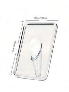 现代亚克力花瓶 - 透明长方形花瓶，创意相框设计 - 家居办公室桌面装饰配件，理想的复活节礼物（1个，不含鲜花）家居装饰花瓶