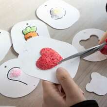 水豚魔法立体颜料套装，3D立体颜料纸DIY艺术手工套装，儿童立体颜料笔，可用于制作纹理史莱姆、卡片、学校项目，创意艺术手工用品，适合男孩女孩