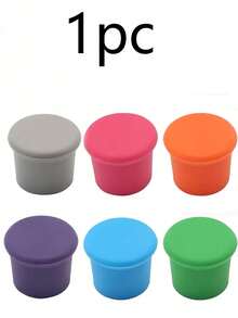 Silicone Wine Stopper Wine Bottle Cap Silicone Bottle Cap Reusable Silicone Wine Stoppers Wine Corks For Glass Bottles To Keep Wine Fresh Seal Wine Bottles Reusable Beer Bottle Caps Wine Preservers Non-Leakage Wine Bottle Cap Keeper Seal Beer Drink Champagne Bottle Cap Bar Accessories - Multicolor - View 16