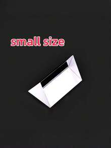 1pc Glass Prism, For Physics Education - Dispersion, Spectrum Teaching, Photography And Scientific Experiment Demonstration Tool - Ideal Gift For Science Enthusiasts, Best Choice For Gifts