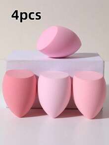 4pcs Makeup Sponges, Suitable For Cream And Powder Concealer, Loose Powder, Can Be Used For Makeup, Home Decor, Vanity, Travel, Bedroom And More, Ideal Choice For Makeup
