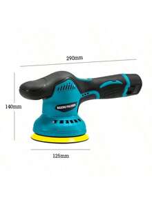 Máquina de pulido de batería de litio de 12V Máquina de depilación Inalámbrica Conveniente pulido automotriz y molienda de velocidad ajustable Máquina de molienda - Azul - Ver 5