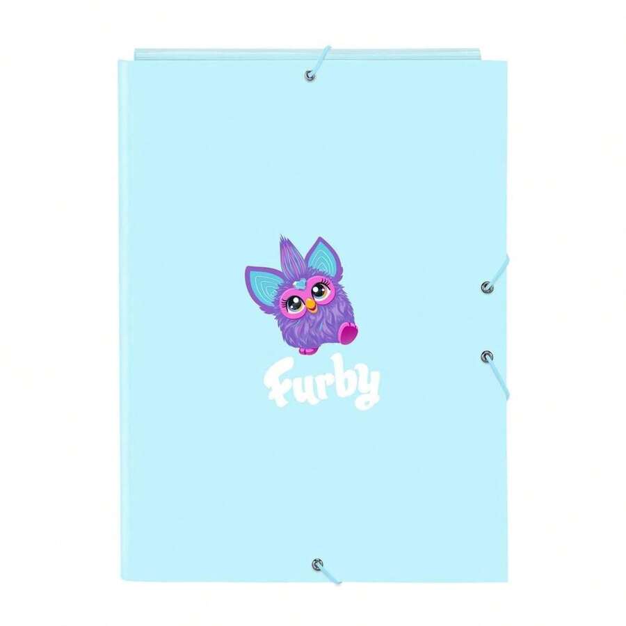 Carpeta Folio 3 Solapas Furby 26x33,5x2,5 Cm - Carpetas Infantiles - Safta - Ref. 512535068 - Multicolor - Ver 1