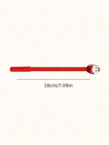 10/100pcs - Christmas Theme Neutral Pens, Novelty Christmas Ball Pens, Black Ink, Christmas Character Cartoon Shapes, Suitable For Classroom Rewards, Office Supplies, Christmas Stocking Stuffers, Christmas Gift Box Fillers, Assorted Styles, Not Limited To The Styles Shown In The Image. - Multicolor - View 7