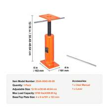 Gato de piso ajustable  para casa de postes, nivelador de piso, rango de altura de 12" a 16 - Naranja - Ver 7
