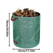 60/120L Large Capacity Outdoor Garden Leaf Collection Bag – Durable, Tear-Resistant Material | Suitable For Lawn Fallen Foliage, Pool Debris, Yard Waste, Patio Trash And Laundry Garbage Bags | Easy To Collapse, Reusable&Durable - Essential Gardening Cleanup Tool - Multicolor - View 10