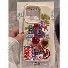 1pc Fashionable Premium Minimalist,1pc TPU Material Minimalist Fashion Ocean Lips Element Pattern Phone Case Compatible With IPhone 17/17 Pro Max/Air/17 Pro/16e/16 Pro Max/16/15/12 Pro Max/13/13 Pro Max/14/15/17/16 Pro/11 Pro Max/12, Personalized Stylish Protective Soft Shell, Unisex Design Protective Case Compatible With Samsung S24/A54/S23,[Local Warehouse Fast Shipping] Series Waterproof Shockproof Scratch Resistant - 款式1(1pc) - 查看 2