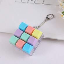 5件套 2025新款玩具，钥匙扣减压玩具，手指按压玩具，适合旅行、课堂、浴室、圣诞节、生日、万圣节礼物 - 彩色 - 查看 9