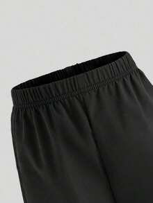 Toddler Girls' Cartoon Print Round Neck Short Sleeve Top And Cargo Pants Set - White - View 5