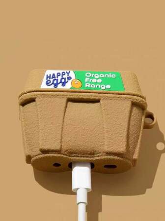 1ชิ้น เคสนิ่มหูฟังบลูทูธซิลิโคนลายกล่องไข่น่ารัก เข้ากันได้กับ AirPods 1/2/3/4/Pro/Pro2 แฟชั่นเคสป้องกันหูฟัง