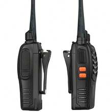 Baofeng BF-888S - Walkie-talkies UHF de largo alcance con auricular, micrófono y antena, radio bidireccional portátil, 5 W, recargable, transceptor de radioaficionado - Tipo de Enchufe A USA (110-127V) - Ver 7