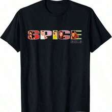 Spice Girls Official-Shirt Classic Fit, Crew Neck, Short Sleeve, BlackComfortable Cotton - Black - View 7