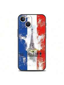 France flag Phone Case compatible with  16e 15 14 13 12 11 Pro Max XS X XR SE 7 8 Plus Shell  16 Soft TPU Cover, Cover compatible with  17 pro hülle,  17 pro max hülle,  17 hülle,  16 pro hülle - a9 - Übersicht 2