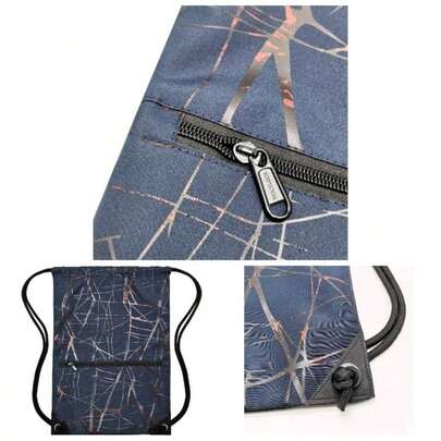 Men Women Sport Gym Sack Drawstring Backpack Bag White Purple BurgundyBlackNavy BlueRedBlue