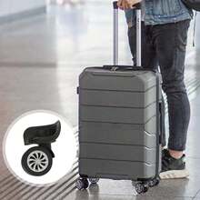 4Pcs Universal Luggage Wheel Replacement Set Heavy Duty Suitcase Carrier Wheels - Black - View 4