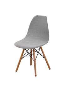 1/2/4pcs Abstract Plaid Chair Cover, Universal Fit Dining Chair Slipcover, Durable Anti-Scratch, Dust-Proof, High Elasticity, Suitable For All Seasons - Light Grey - View 12