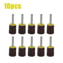 Diámetro 80      Accesorios de 6mm, herramienta rotativa, pulido, papel de lija, cabezal de rueda de aleta con mandril para taladro rotativo QIZ4 - 20 mm-10 piezas - Ver 13