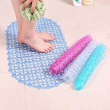 13.78 X 24.8 Inch Compact Non-Slip Bathtub Mat With Suction Cups - Essential Bathroom Accessory