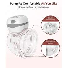 2pcs Portable Electric Breast Pump, Max Capacity 1200mAh, With Memory Mode, 3 Modes And 12 Suction Levels, Includes 17/19/21/24mm Breast Shields, Anti-Tipping Design, LCD Display, Suitable For Infant Feeding