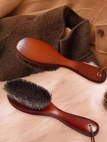 1pc Professional Soft Wool Brush, Suitable For Sweaters And Jackets - Gently Brushes And Removes Cashmere, Wool And Delicate Fabric Lint - Ideal For Fashion Enthusiasts, Great Holiday Gift - Multicolor - View 4