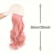 Women's Pink Curly Wig |   Adjustable & Glamorous For Christmas Parties, Holiday Gatherings And New Year Celebrations - 粉色 - 查看 7